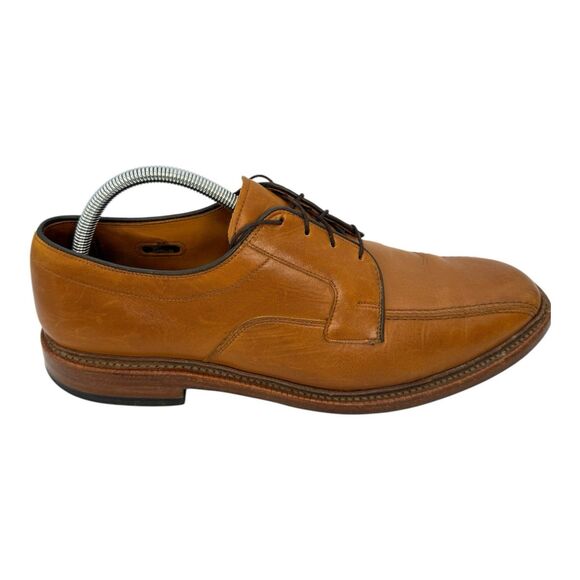 Allen Edmonds Hillcrest Leather Oxford Dress Shoes Size 10.5 C Walnut Brown